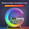 2023 New Intelligent G Shaped LED Lamp Bluetooth Speake Wireless Charger Atmosphere Lamp App Control For Bedroom Home Decor Eureka Online Store